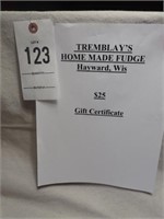 Tremblay's $25 Gift Certificate