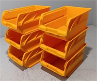 6 Stackable Storage Containers