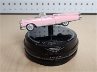 Vtg Enesco Pink Cadillac Moving Music Box-Works