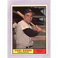1961 Topps Yogi Berra Crease Free