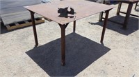 Metal Work Table 1/4" Top Plate