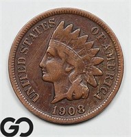 1908-S Indian Head Cent Penny