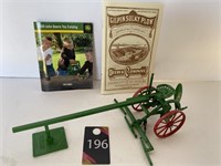 John Deere Gilpin Sulky Plow & 2009 Toy Catalog