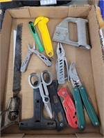 Multi tools, box cutters, saws