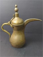 Antique Arabic Brass Dallah Coffee Tea Pot