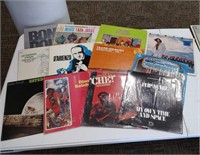 Group of 12 records, some are foreign language.