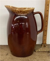 Hull brown drip pottery milk pitcher