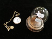 Illinois goldfilled open face pocket watch with