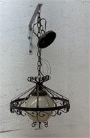 Wrought iron Hanging light 16in