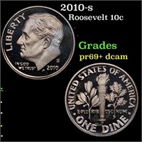Proof 2010-s Roosevelt Dime 10c Grades GEM++ Proof