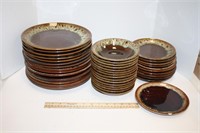 Canonsburg Brown Drip Everyday Dishes
