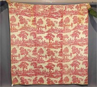 19th c. Toile Quilt