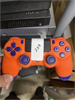 Orange & blue PS4 controller