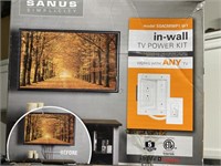 Sauna Simplicity in-wall tv power kit