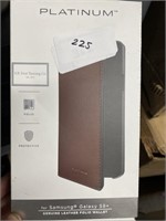 Platinum Leather Folio Case for Galaxy S9+