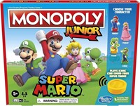 Monopoly Jr Super Mario Ages 5+ (Amazon Exclusive)