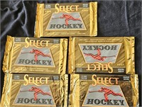 opened hockey card 11 packs