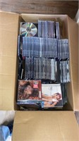 Box of music cds hip hop- rnb-pop
