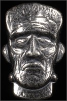 (1) 1.5 OZ .999 SILVER FRANKENSTEIN HEAD