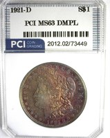 1921-D Morgan MS63 DMPL LISTS $8500