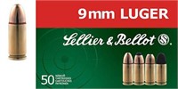 Sellier  Bellot SB9C Handgun  9mm Luger 115 gr 123