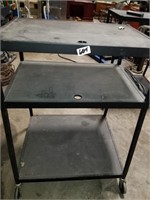 Black Utility Cart