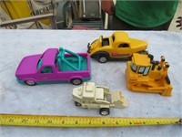 Lot of 4 Kids Toy Vehicles