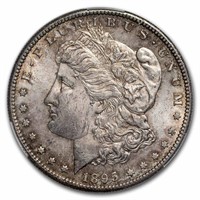 1895-S Morgan Dollar MS-61 CACG (Toned)