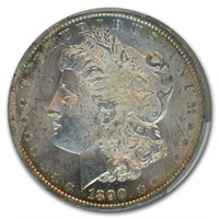 1890-O Morgan Dollar MS-64 PCGS (Toned)