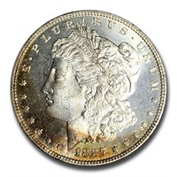 1887 Morgan Dollar MS-64 NGC (Beautifully Toned)