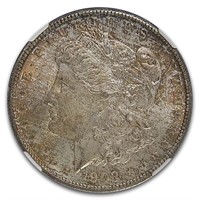 1902-O Morgan Dollar MS-65 NGC (Toned)