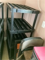 Heavy duty plastic shelving 36 x 24