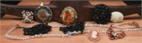 Judy Lee Rhinestone Brooch & Vintage Jewelry