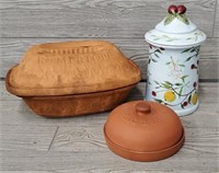 Romertopf Clay Baker, Garlic Baker & Ceramic Pot