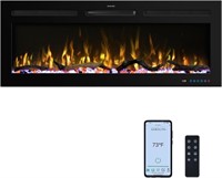 48" Smart WiFi Electric Fireplace Insert