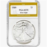 1989 Silver Eagle PGA MS70