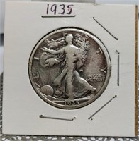 1935 WALKING LIBERTY HALF DOLLAR