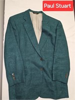 Paul Stuart Green Blazer NO Size