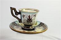 Souvenir Expresso Cup and Saucer from Greece
