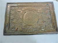 1867-1927 Plaque From Royal Bank Aylmer 12"x18