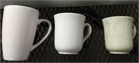 Dish Rack & (26) Asst. Steelite Mugs