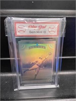 Limited Edition Ty Cobb Hologram Card Graded 10