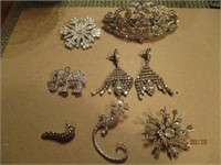 Lot of Rhinestone Jewelry Pcs.