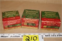 Remington 20 Ga 2 boxes and 1 box 16 Ga Slug