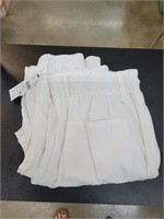 New Topshop white joggers Nordstroms size 6 tall