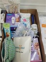 Pacifiers, baby brush, breast milk storage bags