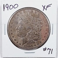 1900  Morgan Dollar   XF