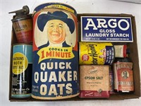 LARGE ASSORTMENT OF ADVERTISING TINS & MORE