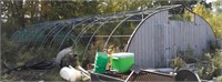 28'x48' Curve Top Greenhouse Frame.  Currently
