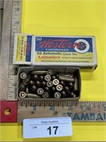 (35) 32 automatic bullets western in box